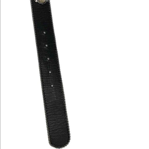 Cignal Pearl Silver & Black Belt Women’s  Small Black Classic Embellished main image 4